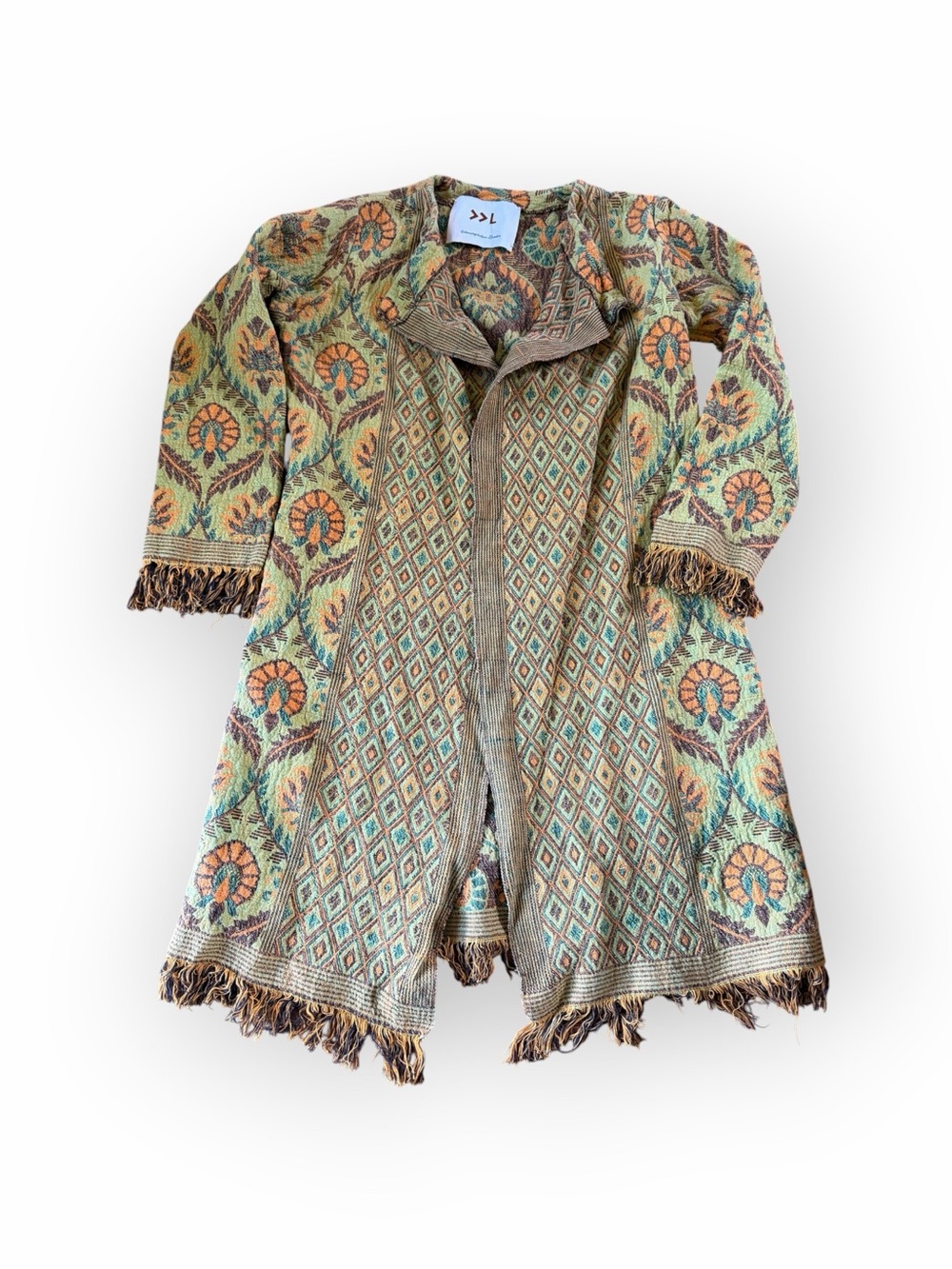 Dancing Dollars London Tapestry Jacquard Coat